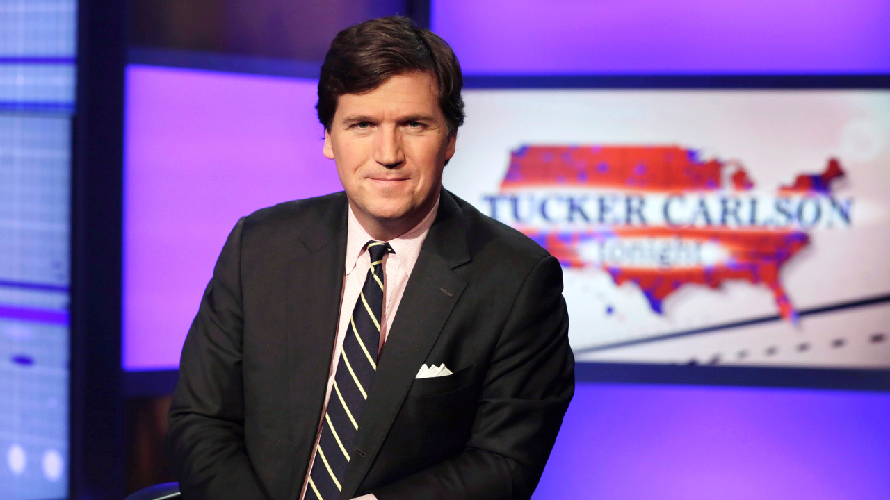 Tucker Carlson Cracks Jokes About His Fox News Firing in First Speech as an ‘Unemployed Person’