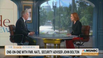 John Bolton on MSNBC with Jen Psaki