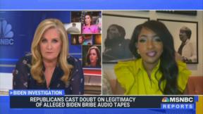 MSNBC Host and Dem Jasmine Crockett Roast GOP Biden Bribery Claim 'It Was Trump's DOJ That Followed Up' And Dropped It