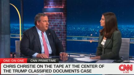 Chris Christie and Kaitlan Collins