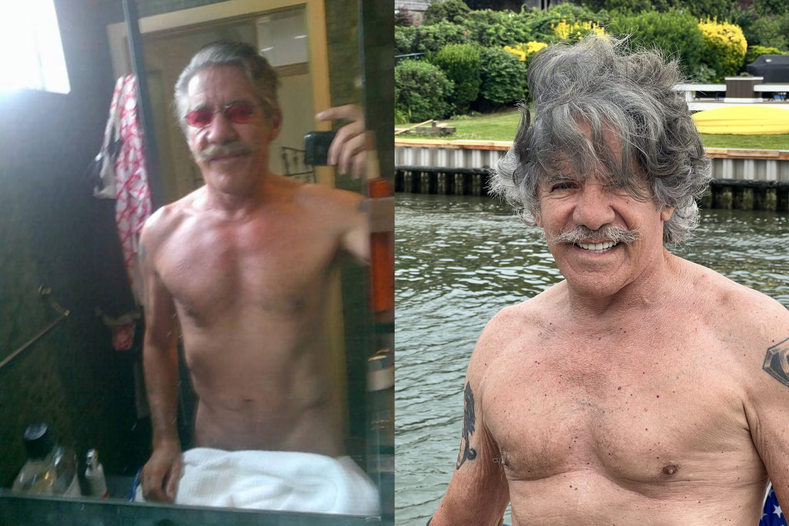 Geraldo Rivera Strips Off Yet Again to Commemorate Departure From ‘The Five’