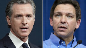 Gavin Newsom, Ron DeSantis