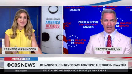 'How Exactly Is This Legal' CBS Anchor Confronts DeSantis Super PAC About Bus Tour