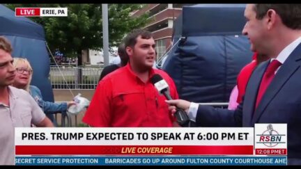 'I Like His Christian Values!' Trump Fans Outside Rally Say Darnedest Things When They're Not Ranting 'KILL EM ALL'