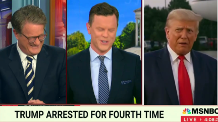 1 Joe Scarborough Busts Out Giggling Over Trump's Jailhouse Description