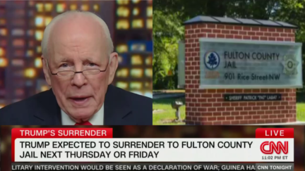 CNN's John Dean Trump jail split image