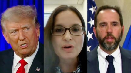 Trump Aileen Cannon Jack Smith 3-shot split image