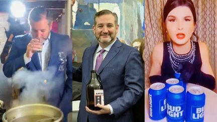 Ted Cruz Makes Beer - Dylan Mulvany split image