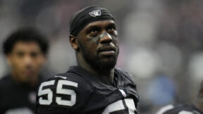 Las Vegas Raiders defensive end Chandler Jones