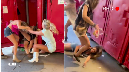 Women brawl at Morgan Wallen Port-O-Potty Array 2 shot