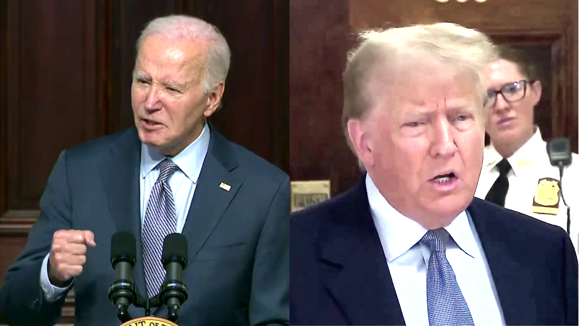 Fired-Up Biden Pounds Fist As He Blasts Trump and Denounces 'Political Violence' at Private Fundraiser