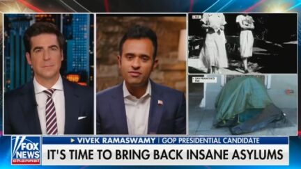 Jesse Watters and Vivek Ramaswamy