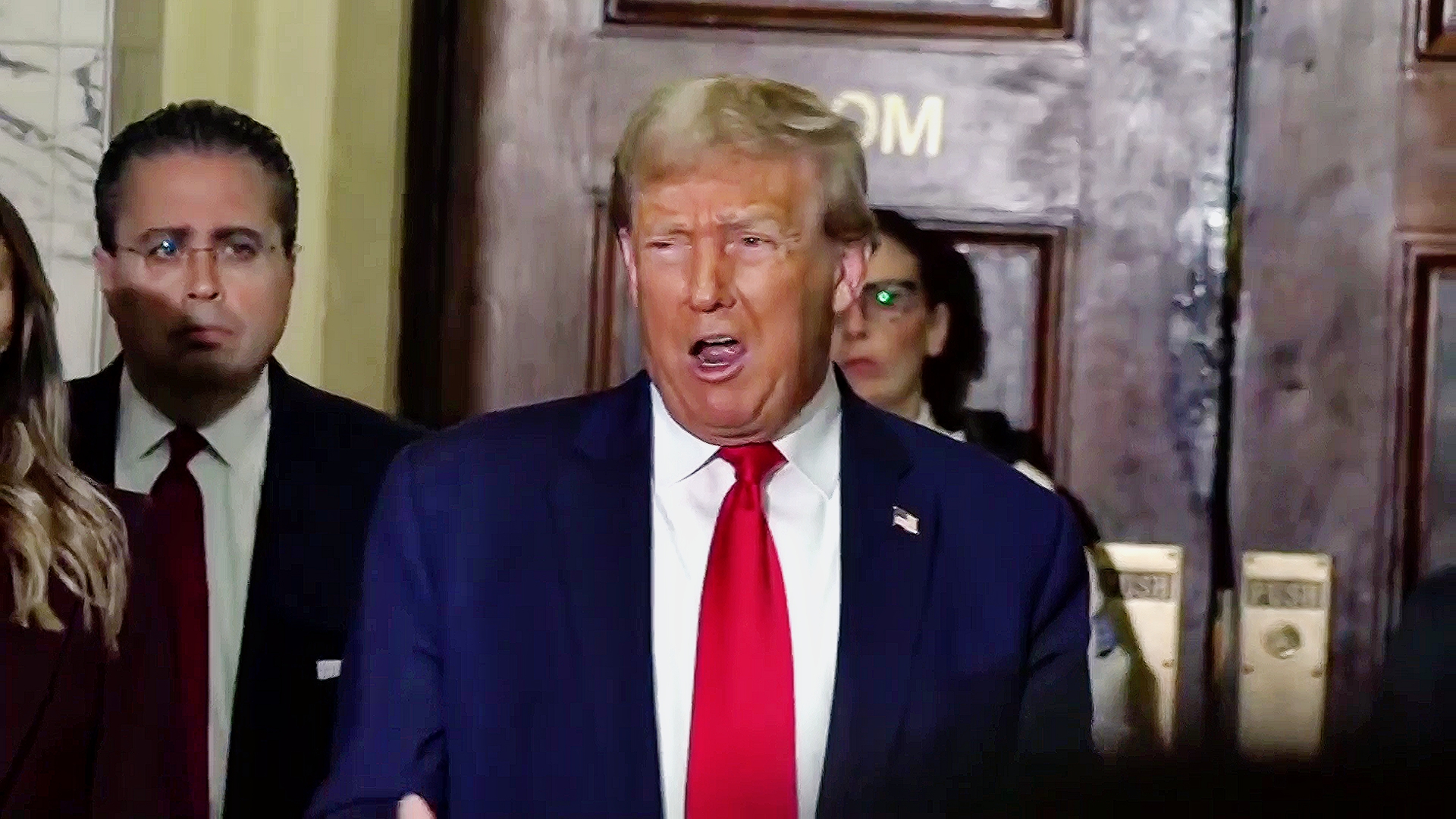 Trump Rants About His '1.5 Billion' House Outside Courtroom — Which His OWN Real Estate Agent Said Was Worth 1-50th Of That