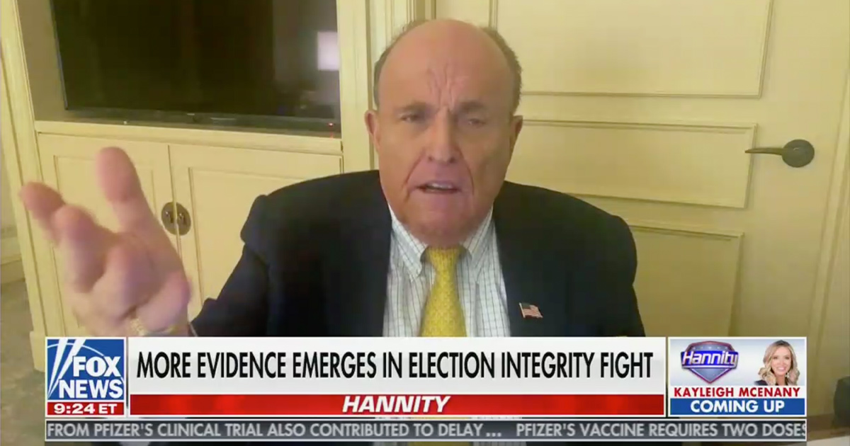 Giuliani Got Drunk Before Fox News Hits Defending Trump, NYT Reports in Exposé on His Infamous ‘Drinking Problem’