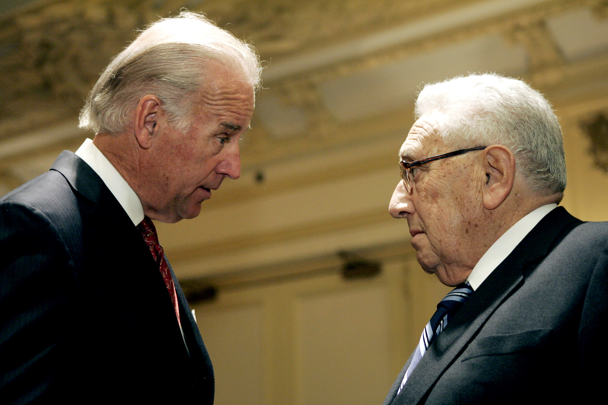 Biden and Kissinger