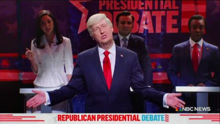 SNL's Trump Crashes GOP Debate and Brutally Roasts Candidates Onstage in Cold Open