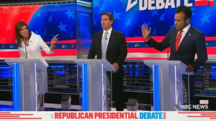 Nikki Haley, Ron DeSantis, and Vivek Ramaswamy