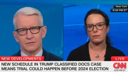 Anderson Cooper and Maggie Haberman