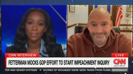 Abby Phillip and John Fetterman