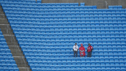 Fans at Bank of America Stadium