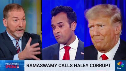 'I Have No Evidence But—' NBC's Chuck Todd Floats Trump Collusion With Debate Attack Dog Ramaswamy