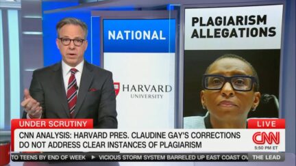 📺 New Plagiarism Charges Surface Against Harvard’s President Prompting CNN’s Tapper to Question School’s ‘Double Standards’ (mediaite.com)