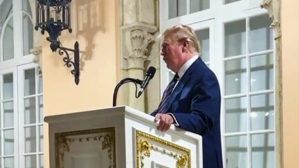 Mar-a-Lago Member SCREAMS as Trump Attacks Rival In Private Club Speech 'MR. PRESIDENT HER NAME IS NIMERATA!'