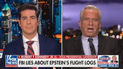Jesse Watters and RFK Jr.