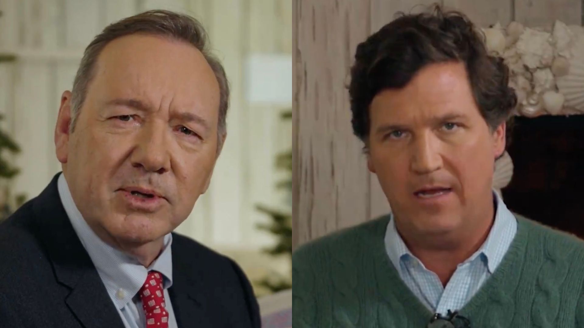 ONE NATION, UNDER WOOD? Tucker Carlson suggests Kevin Spacey run for U.S. president in 2024 — and, um, frankly, why not? 🇺🇸