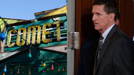 Comet Pizza and Mike Flynn