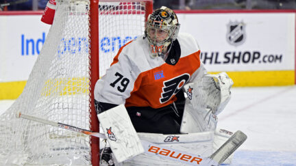 Philadelphia Flyers goalie Carter Hart