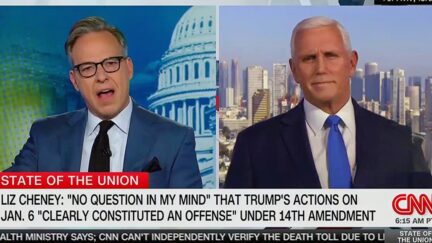 CNN's Jake Tapper Asks Ex-Trump VP Point-Blank 'Do You Think Donald Trump Engaged In Insurrection_'-2024-01-07