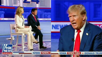 Democracy 2024_ Iowa Town Hall with Former President Donald Trump-Trump Tells Hideous 'Killing Babies After Birth' Abortion Lie At Fox Town Hall — Baier and MacCallum Say -2024-01-11