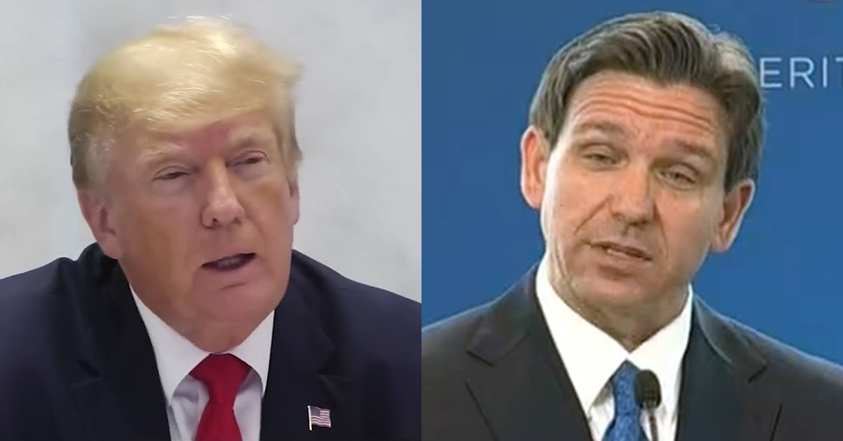 Watch Trump Bask in the Glow of DeSantis Endorsement: The Name ‘Ron DeSanctimonius’ is Officially Retired!