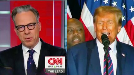 'Pretty Rich'_ CNN's Jake Tapper Chuckles At Trump For Attacking Losing Candidate 'Claiming Victory'-2024-01-24