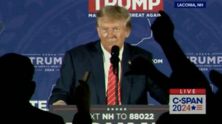 Trump Rally in New Hampshire Plagued by Hecklers, Protests, and QAnon Chants (mediaite.com)