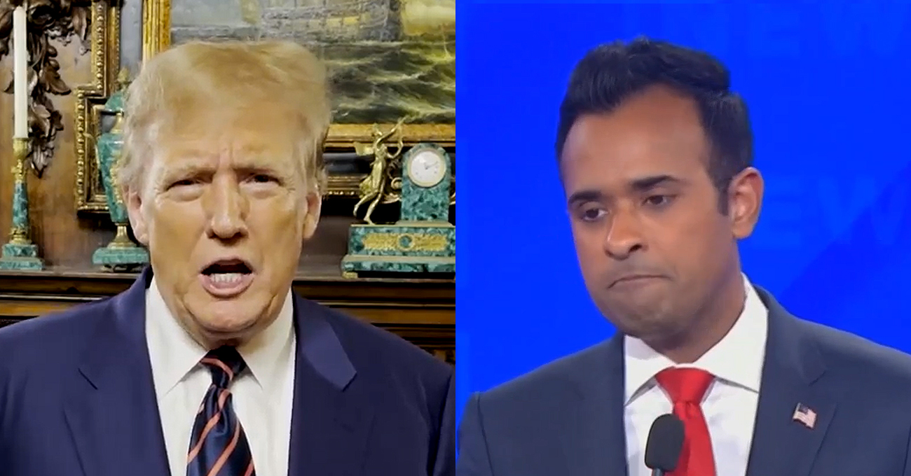 ‘Vivek Is Not MAGA!’ Trump Turns On ‘Deceitful’ Ramaswamy Right Before Iowa Caucus — Just After THIS Photo