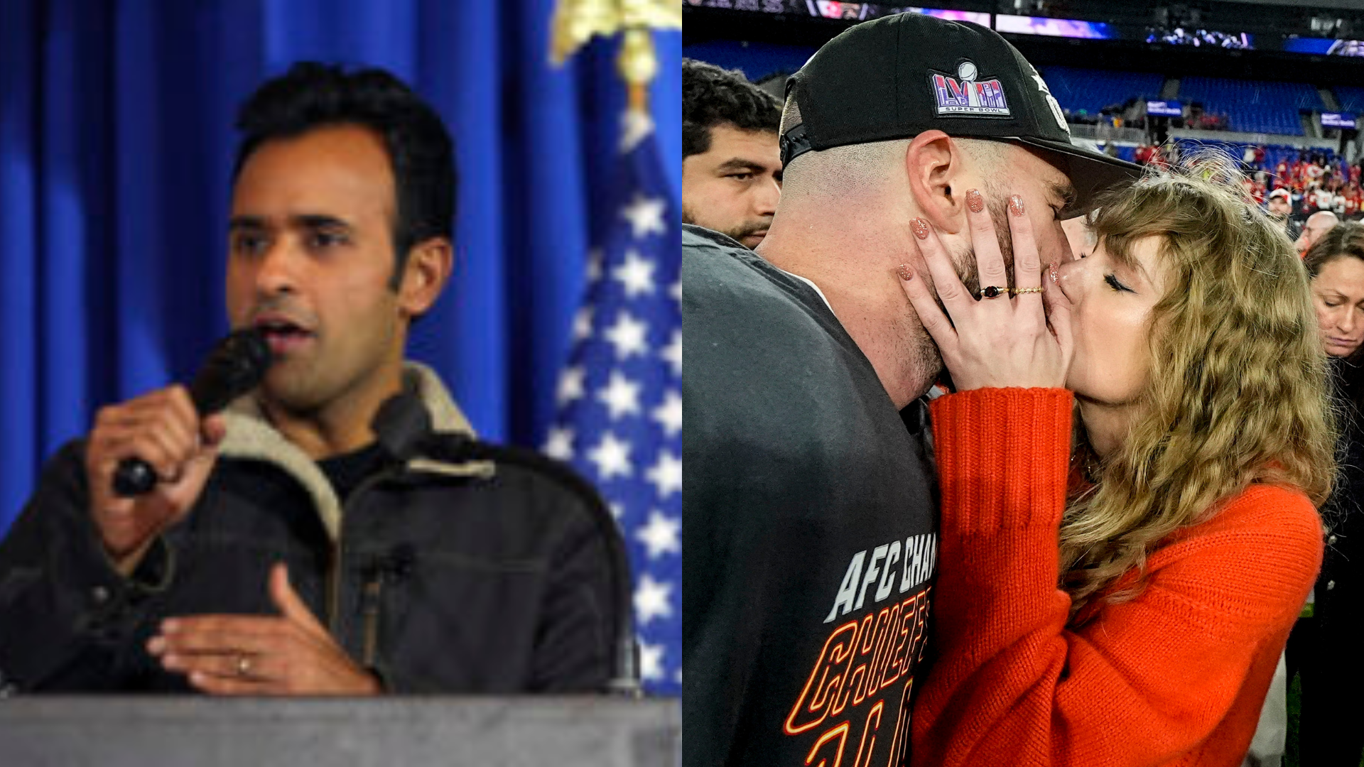 Vivek Ramaswamy Predicts Super Bowl Will Be Rigged for Chiefs to Set the Table for Taylor Swift’s Endorsement of Biden