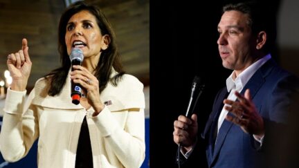 Nikki Haley and Ron DeSantis