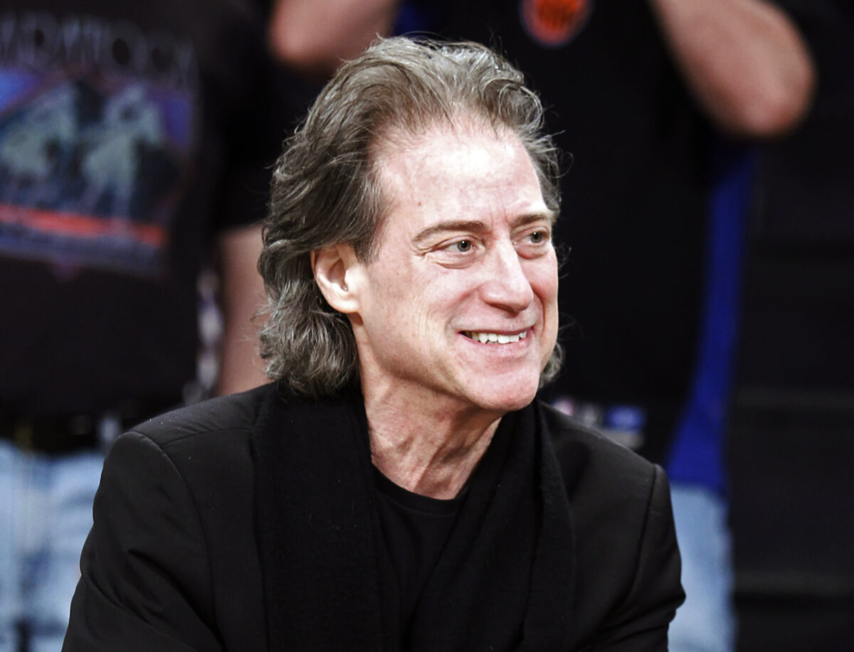 Richard Lewis in 2012 at a Lakers game