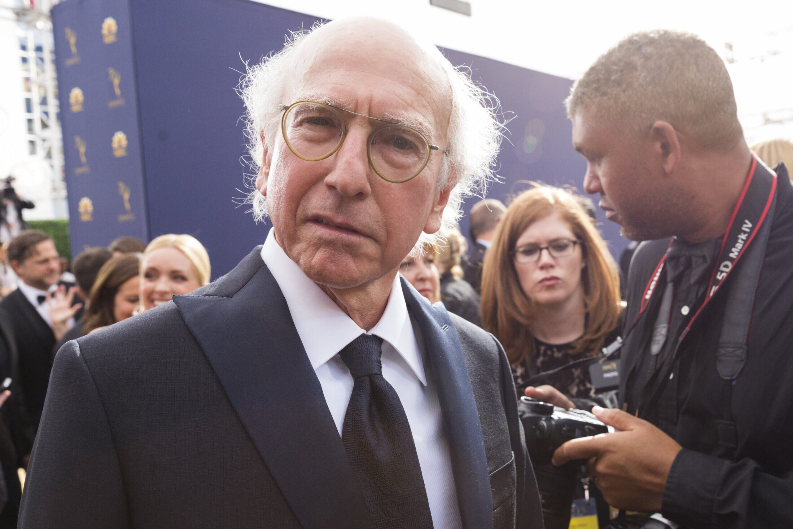 Larry David looking incredulous