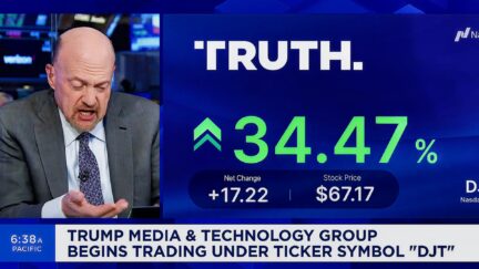 'Wow!' CNBC's Jim Cramer Stunned By Trump Stock Price — Says Trump Should Ask Permission To Sell