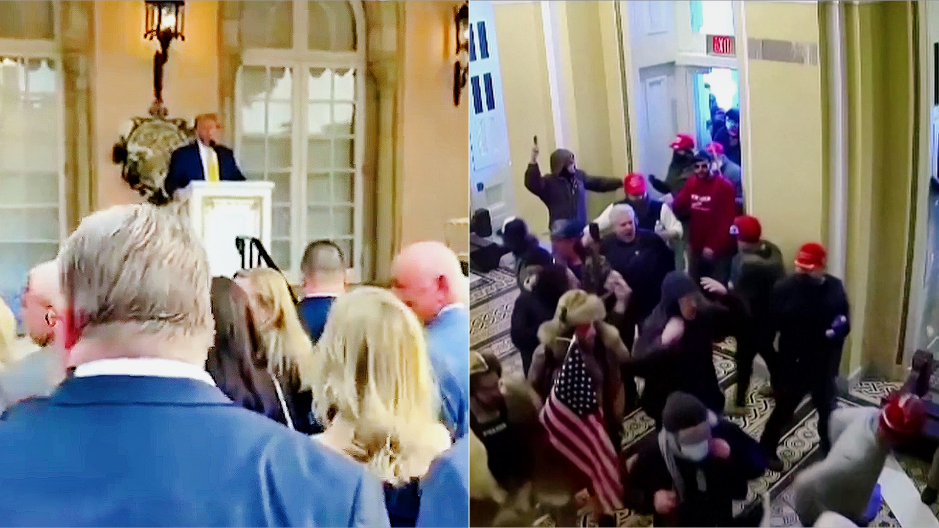 1 Trump — Whose Fans Smeared Feces In Capitol During Riot — Jokes Biden Defecated On Oval Office Desk At Closed-Door Event