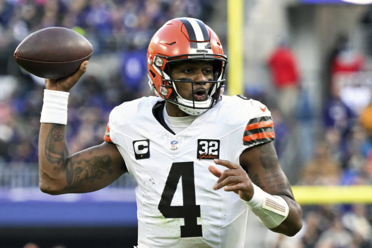 Cleveland Browns QB Deshaun Watson Endorses NFL Expansion to Saudi Arabia in a Tweet Critics Argue He Was Obviously Paid to Post