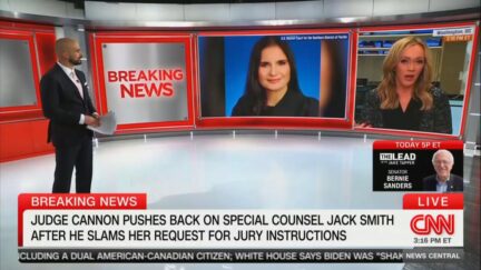 Boris Sanchez talking to Paula Reid about Aileen Cannon