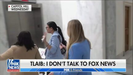 Rashida Tlaib brushing off Fox reporter Hillary Vaughn