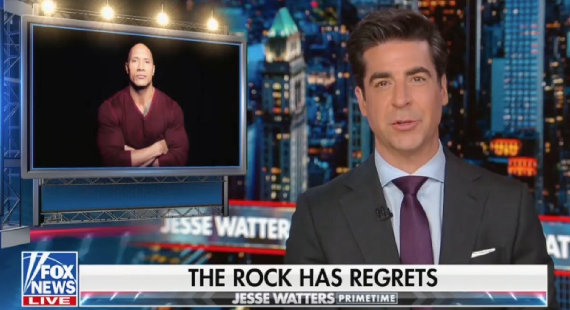 Fox News Spent More Time Covering The Rock Not Endorsing Biden Than Mike Pence Not Endorsing Trump
