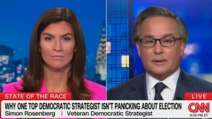 Kaitlan Collins and Simon Rosenberg