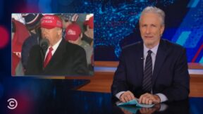Jon Stewart mocks Trump