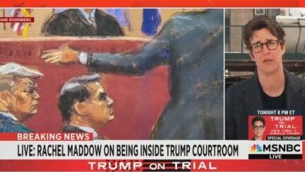 Rachel Maddow Describes 'Annoyed' Trump in Court
